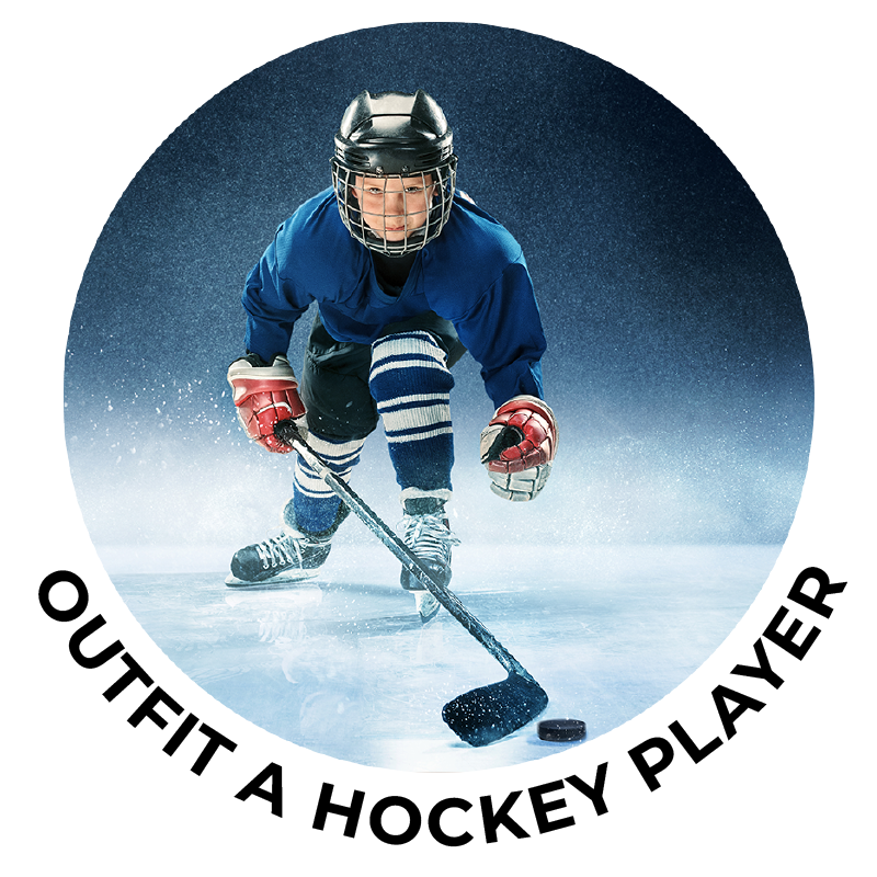 Outfit a Hockey Player funding option tile